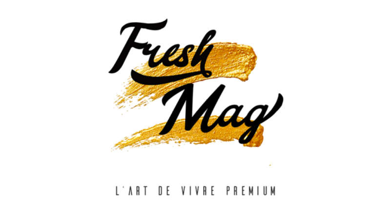 Logo et slogan du magazine Fresh Mag